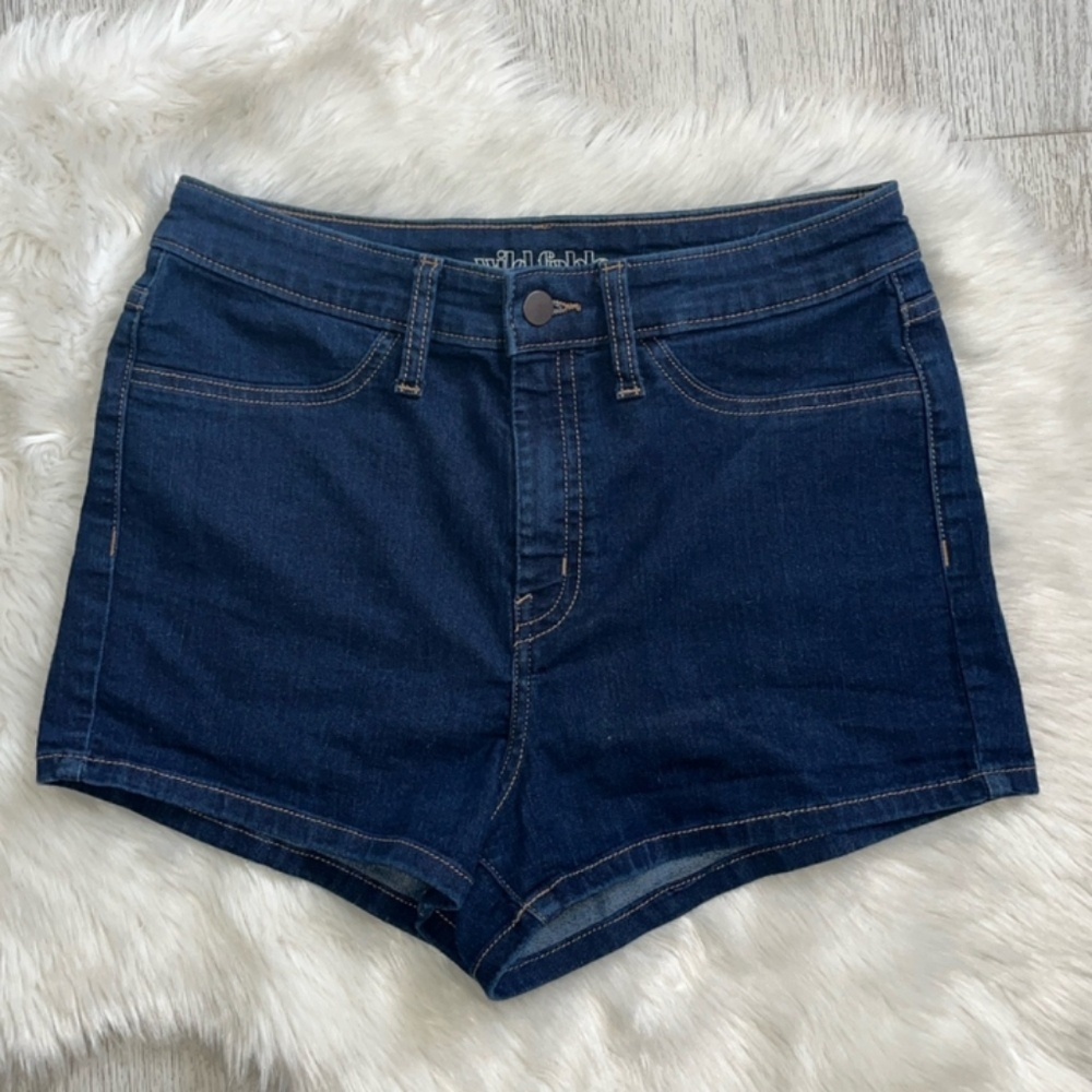 WILD FABLE High Rise Blue Shorts Sz 10